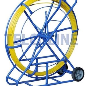 NFO Fiberglass (FRP) remote control for pulling cables, 8mm, 150m, yellow