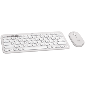 LOGITECH Pebble 2 Bluetooth Keyboard Combo - TONAL WHITE - Croatian layout