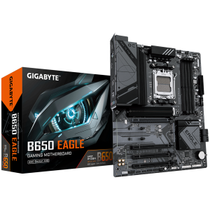 GIGABYTE MB B650 EAGLE (AM5, 4xDDR5 128, 1x PCI-E 4.0 x16x16, 3x PCI-E 3.0 x16x1, 4x SATA, 3x M.2 PCIe 4.0, 1xHDMI, 1xDP, 2.5GbE LAN, ATX, Retail)