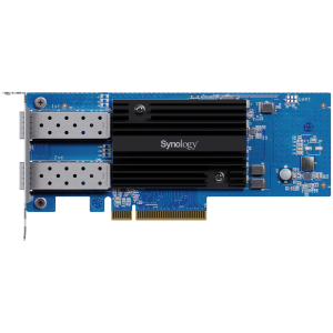 Dual-port 25GbE SFP28 add-in card for Synology systems