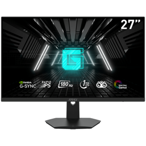 MSI G274F Gaming Monitor, 27"" 180Hz, FHD (1920x1080) 16:9, Rapid IPS Anti-glare, 1ms, 250nits, 1000:1, 178°/178°, G-Sync, Adjustable Stand, 1x DP, 2x HDMI, 3Y Warranty
