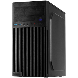 Inter-Tech PC Chassis IT-6521 Straight, mATX, 1x 5.25" external, 2x 3.5" int. & ext., 3x 2.5 internal, 2x USB 3.0, mATX MB, ATX PSU, 170 x 355 x 354mm (WxDxH), Dark Gray