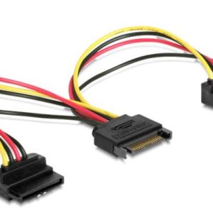 Gembird SATA power splitter, angled