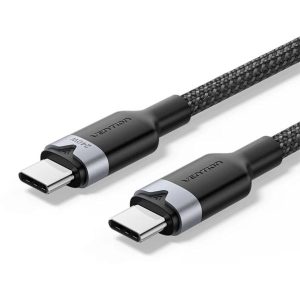 Vention USB 2.0 Type-C Male to Type-C Male 5A Cable Aluminum Alloy Type, 2m