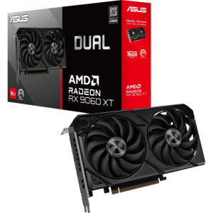 ASUS Dual Radeon RX 9060 XT OC Graphics Card, 16GB GDDR6, PCI-E 5.0 DUAL-RX9060XT-16G