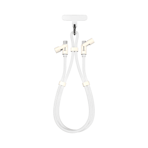 KABEL SBOX TYPE-C -> TYPE-C LANYARD 1.5M - Bijeli / RETAIL