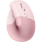 LOGITECH Lift Bluetooth Vertical Ergonomic Mouse - ROSE/DARK ROSE