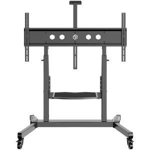 ONKRON Mobile TV Stand Rolling TV Cart for 50 to 100-Inch Screens up to 120 kg, black