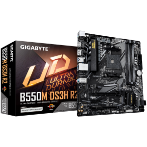 GIGABYTE B550M DS3H R2, AM4, 4x DDR4, mATX