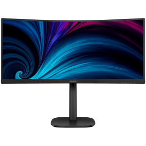 PHILIPS Monitor LED 34B2U3600C 34" 3440 x 1440 VA Curved Business monitor WQHD with USB-C 4ms Docking RJ45 USB-C 90W Speakers ERGo