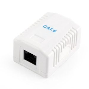Gembird CAT6 UTP single port surface mount box