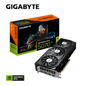 GIGABYTE GeForce RTX 5070 Ti WINDFORCE OC V2 16G, 16GB GDDR7, PCI-E 5.0 graphics card
