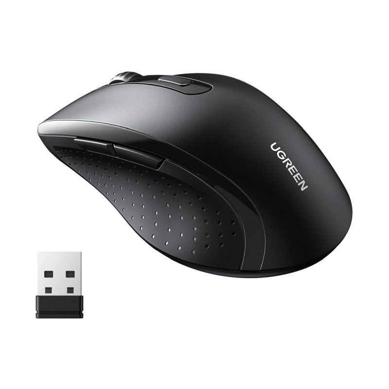 UGREEN bežični miš, 1600 DPI, USB, crni - Slika 2