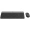 LOGITECH Slim Wireless Keyboard and Mouse Combo MK470 - GRAPHITE - Croatian layout
