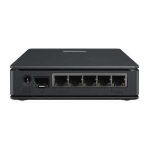 MikroTik hAP ax S (E62iUGS-2axD5axT) (2025) Router 5x Gigabit Ethernet ports, 1x 2.5 Gigabit SFP, Dual-Band Wi-Fi 6 (802.11ax), 512 MB RAM, metalno kućište, ARM