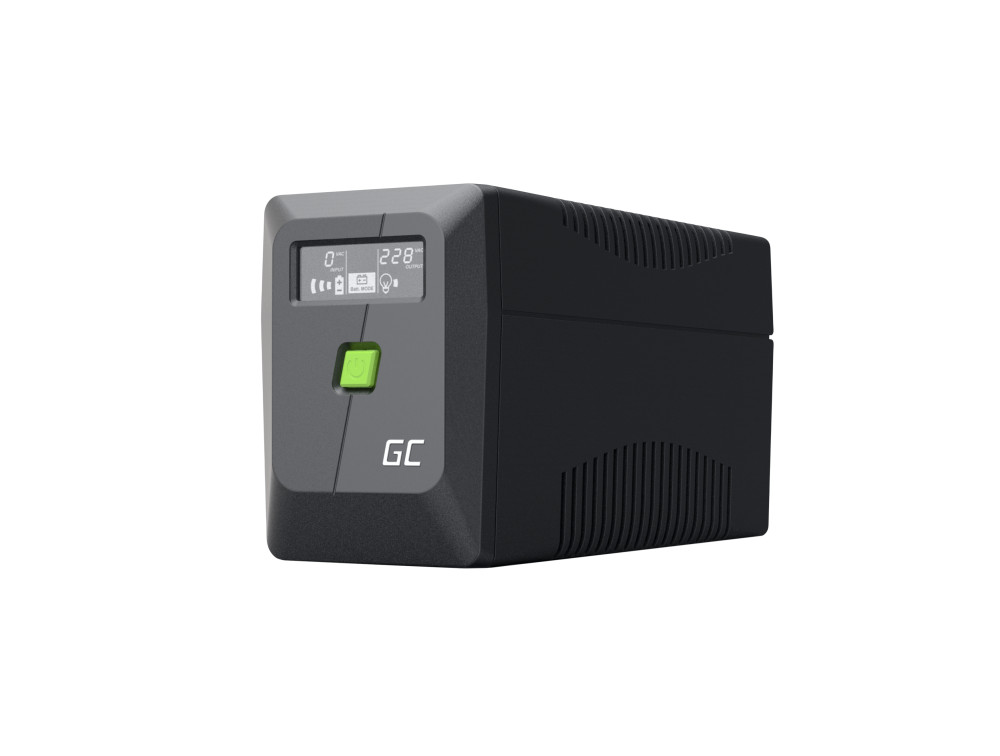 Green Cell UPS (UPSLM360) 650VA/360W, Modified sine wave, Line Interactive AVR, LCD - Slika 3