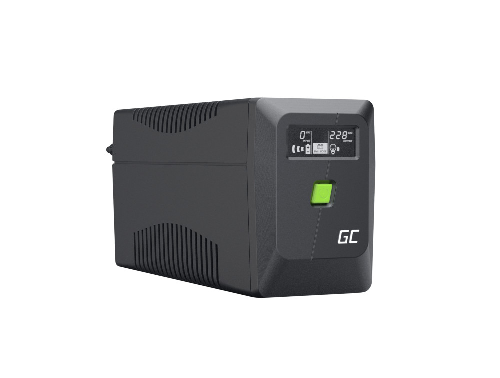 Green Cell UPS (UPSLM360) 650VA/360W, Modified sine wave, Line Interactive AVR, LCD - Slika 2
