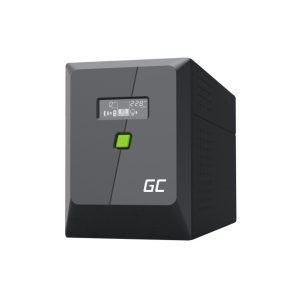 Green Cell UPS (UPSLM1200) 2000VA/1200W, Modified sine wave, Line Interactive AVR, LCD