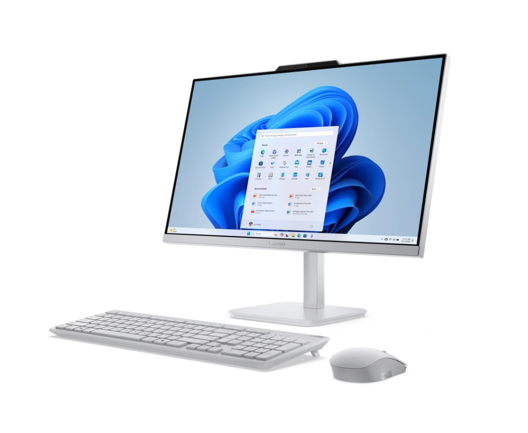 Lenovo A100 AiO, 24" FHD, Intel i3-N305, 16GB DDR5, 512GB SSD, 4xUSB, WiFi6/BT + tipk./miš, Win 11 Pro (F0JN0030SC-W11P) - Slika 2