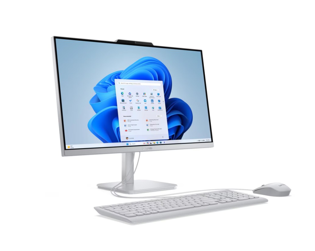 Lenovo A100 AiO, 24" FHD, Intel i3-N305, 16GB DDR5, 512GB SSD, 4xUSB, WiFi6/BT + tipk./miš, Win 11 Pro (F0JN0030SC-W11P) - Slika 4