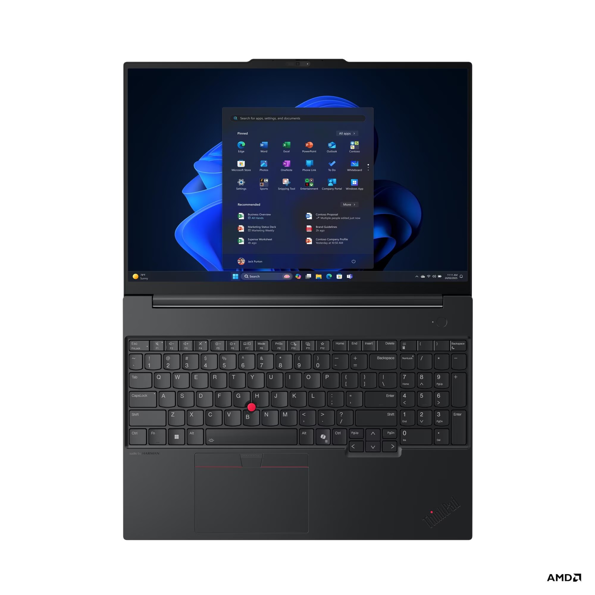 Lenovo ThinkPad E16 Gen 3 16" WUXGA, Ryzen 7 250, 32GB DDR5, 1TB SSD, 64Wh, AMD Radeon, Win 11 Pro + 3Y - Slika 3