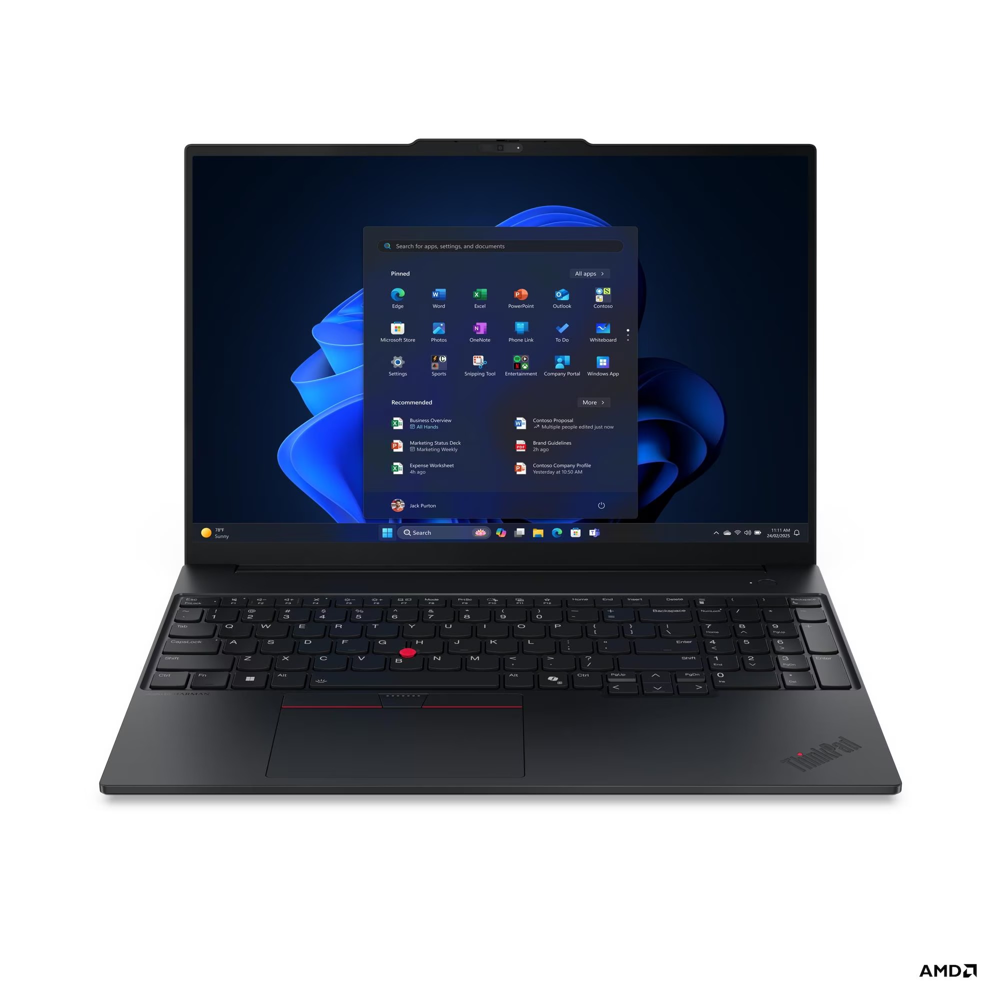 Lenovo ThinkPad E16 Gen 3 16" WUXGA, Ryzen 7 250, 32GB DDR5, 1TB SSD, 64Wh, AMD Radeon, Win 11 Pro + 3Y - Slika 2