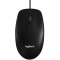 LOGITECH B100 Corded Mouse - BLACK - USB - B2B