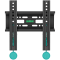 ONKRON Fixed TV Wall Mount for 17 to 43-inch Flat Panel TVs Digital Panels 30 kg, Black