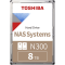 HDD NAS TOSHIBA N300 8TB CMR, 3.5'', 512MB, 7200RPM, SATA, TBW: 180