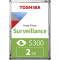 HDD Video Surveillance TOSHIBA S300 2TB SMR, 3.5'', 128MB, 5400RPM, SATA, TBW: 180