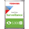 HDD Video Surveillance TOSHIBA S300 AI 8TB CMR, 3.5'', 512MB, 7200RPM, SATA, 64 cameras, 24/7, TBW: 550