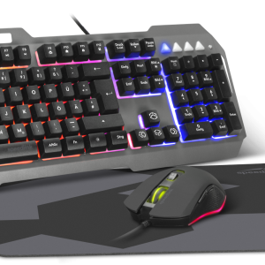 Set SPEEDLINK Lunera, 4 u 1, tipkovnica, miš, podloga, slušalice, US/HR layout