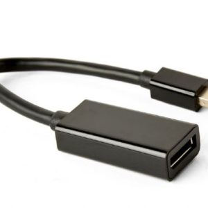 Gembird 4K Mini DisplayPort to DisplayPort adapter, black