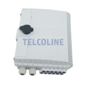 NFO Splice Closure, 2 inputs, 12 outputs, Wall mount