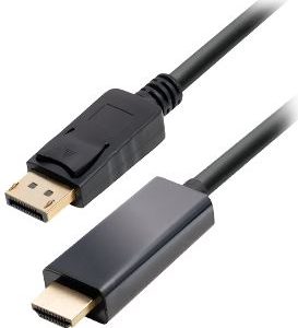 Transmedia DisplayPort plug to HDMI plug, 4K@60Hz, 1,0 m