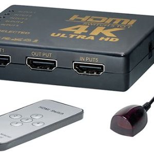 Transmedia 5-way HDMI Switch 4K@30Hz