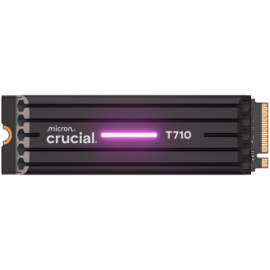 Crucial T710 1TB PCIe Gen5 NVMe 2280 M.2 SSD s hlajenjem