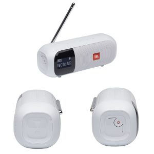 JBL Tuner 2 prijenosni radio BT4.2, vodootporan IPX7, bijeli
