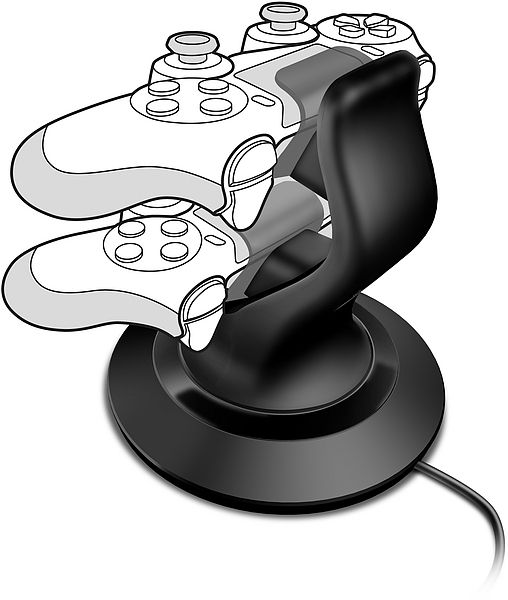 PS4 punjač SPEEDLINK Twindock, za 2 kontrolera - Slika 3