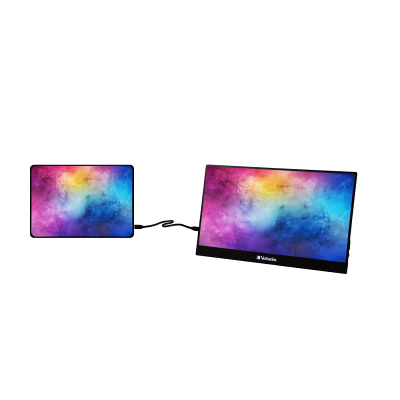 Verbatim PMT-14 prijenosni zaslon 14" Touchscreen FHD (1920×1080) IPS, 16:9, HDR, FreeSync, Low Blue Light, 1×HDMI/3×USB - Slika 3