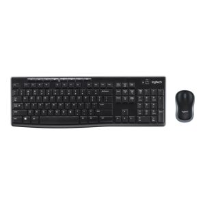 Logitech MK270 bežična tipkovnica+miš, USB, crna (920-004532)