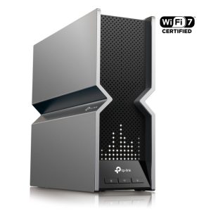TP-Link BE1900 bežični usmjerivač (Tri-Band Router Wi-Fi 7), 1376Mbps/5760Mbps/11520Mbps (2.4GHz/5GHz/6GHz), 4×4 MU-MIMO, 802.11be, 1×10G WLAN , 4×2.5G LAN, 1×10G SFP+/RJ4, USB3.0, 8×antene