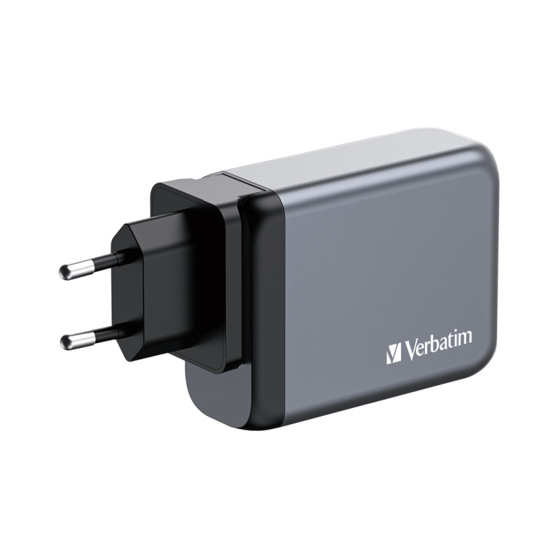 Verbatim GNC-100 GaN zidni punjač 100W, 2×USB-C PD 100W / 1×USB-C PD 65W / 1× USB-A QC3.0 - Slika 3