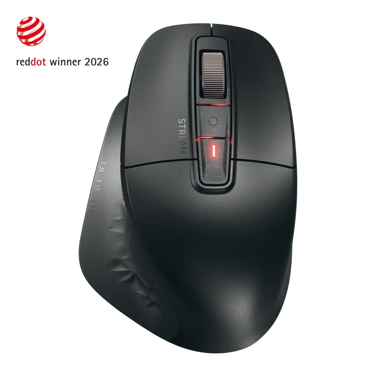 Cherry STREAM ULTIMATE ergonomski miš, crni - Slika 5