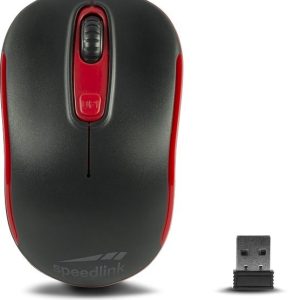Miš SPEEDLINK Ceptica, bežični 1600 DPI, crno - crveni