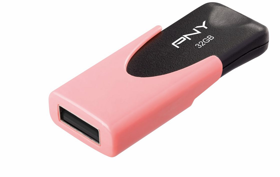 USB stick PNY Attaché 4 Pastel, 32GB, USB2.0, rozi - Slika 2