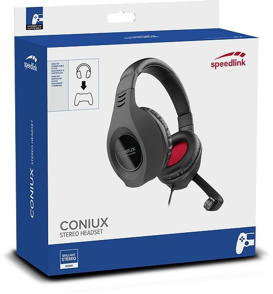 Slušalice SPEEDLINK Coniux, mikrofon, PS4/PS5, crne - Slika 2