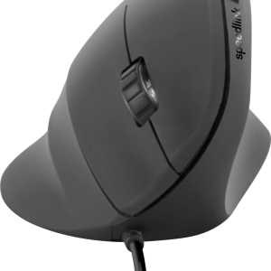 Miš SPEEDLINK Piavo, Vertikalni ergonomski, 2400 dpi, USB, gumirani, crni