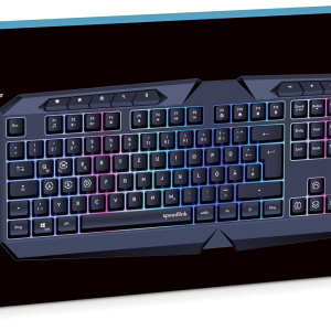 Tipkovnica SPEEDLINK Ludicium, RGB, US/HR layout, crna