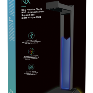 Stalak za slušalice SPEEDLINK Excello NX, RGB, USB 2.0 Hub, crni